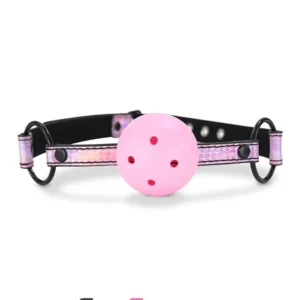 2620DL Iridescent Pink Breather Drool Ball Gag