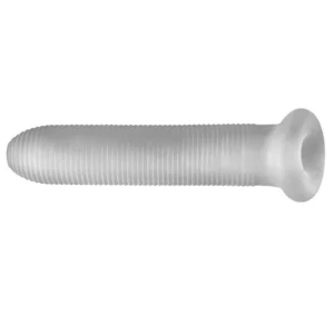 Perfect Fit Fat Boy Micro Ribbed Sheath 7.5" - Clear