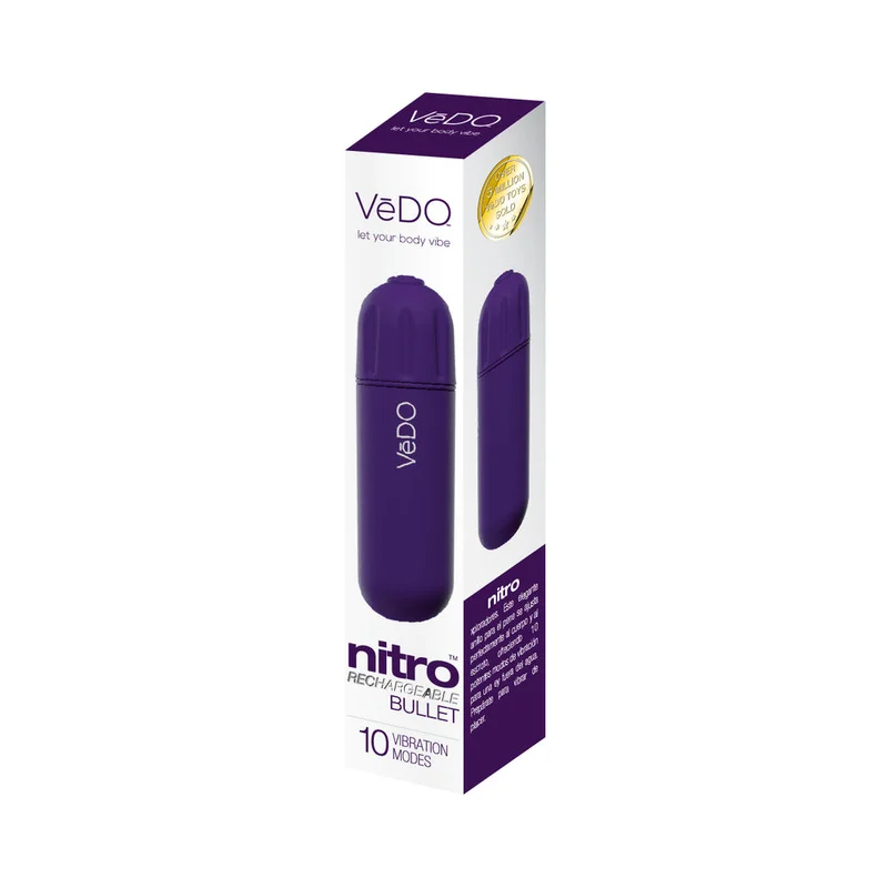 VeDO Nitro Rechargeable Bullet Vibe Purple