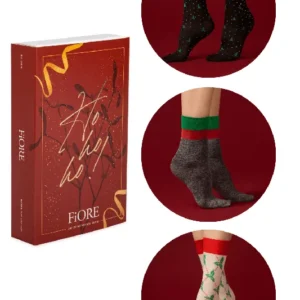 Ho Ho Ho Gift Boxed Socks (Pack of 3 Pairs)