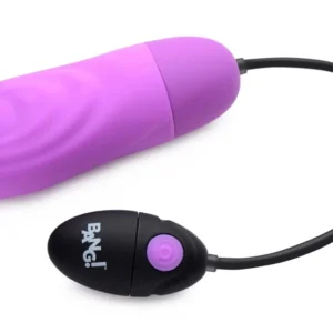 7X Pulsing Rechargeable Silicone Vibrator - Purple