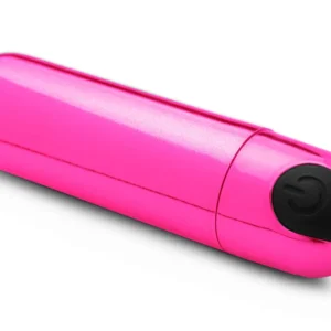 10x Rechargeable Metallic Vibrating Bullet - Pink