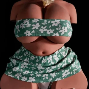 ?CLM Classic?Big Breast STPE Torso Sex Doll #160 Black Skin